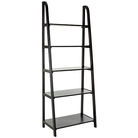 Photos - Wall Shelf Safavieh Albert 5-Tier Étagère - Black AMH6544B