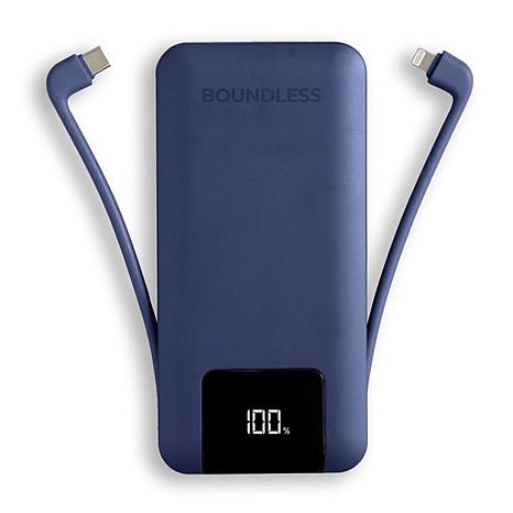 Boundless Innovations Boundless All-in-One Slim 10,000mAh Power Bank - Blue