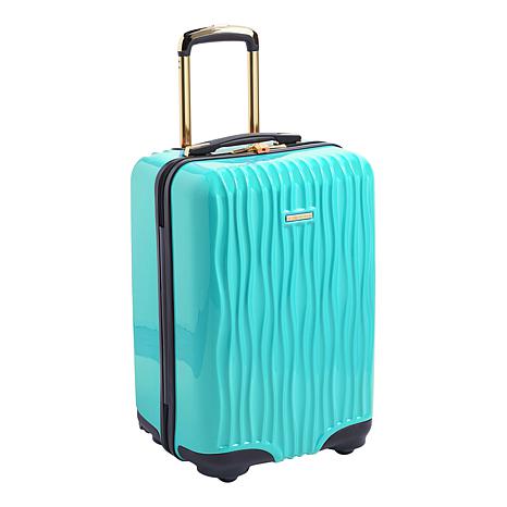 Joy Mangano Joy CleanBoss World Traveler Luxury Luggage 6-piece Designer Set - Blue