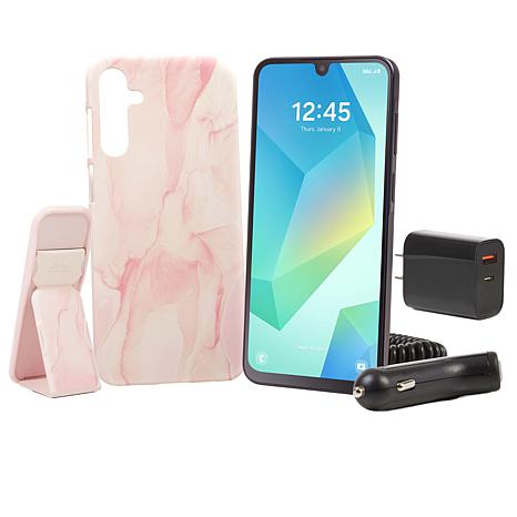 Samsung Galaxy A16 5G Tracfone w/1,500 Talk & Text & 4.5GB Data Bundle - Pink