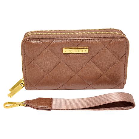 Joy Mangano Joy Luxe Leather Best Gift Ever Double Wallet With Wrist Strap - Pattern/Print