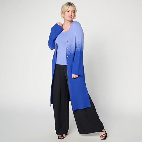 C Wonder Long-Sleeve Cardigan Duster