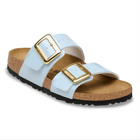 Birkenstock Sydney Birko Flor Sandal - Blue - 9/9.5