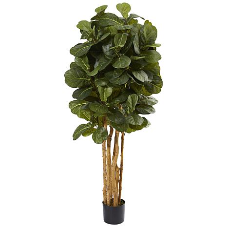 Nearly Natural 5 Ft. Fiddle Leaf Fig Artificial Tree