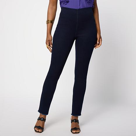 DG2 by Diane Gilman Legacy Stretch Pull-On Pencil Jean - Blue - Size 2