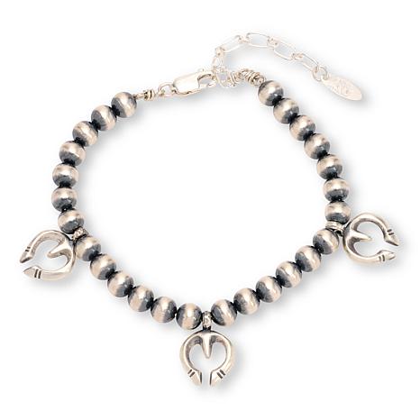 Chaco Canyon Sterling Silver Bead Naja Bracelet