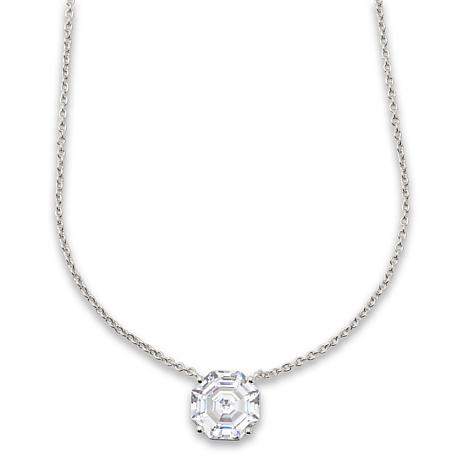 Radiance by Absolute™ 10mm Octagon Solitaire Pendant Necklace - Metallic