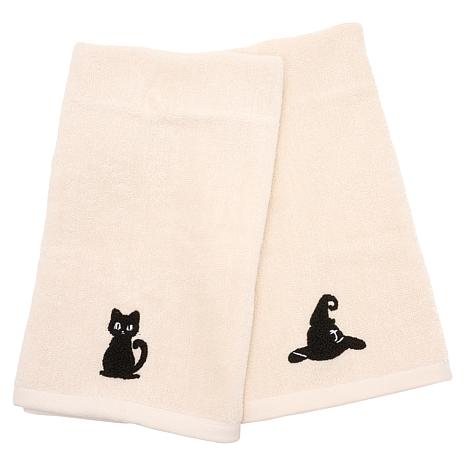 South Street Loft Halloween 2-Pack Hand Towels - Pattern/Print