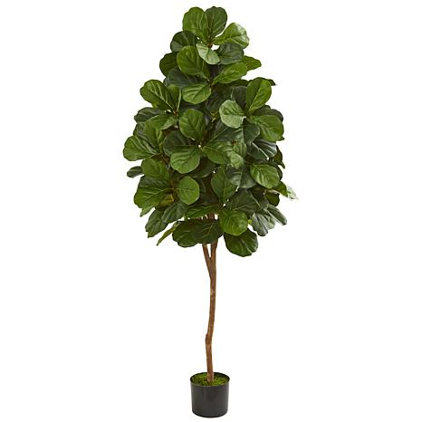Nearly Natural 6 ft. Fiddle Leaf Fig Artificial Tree