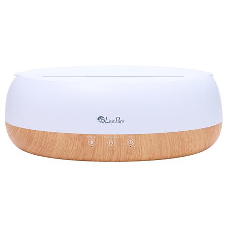 LivePure Cool Mist AquaFlame 0.35 Gallon Ultrasonic Humidifier - Green