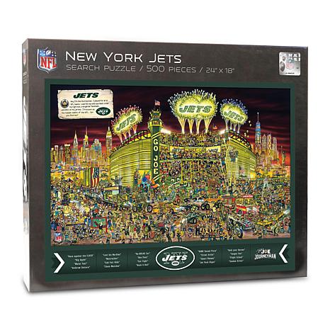 Football Fan Shop Officially-Licensed NFL Joe Journeyman Puzzle - New York Jets