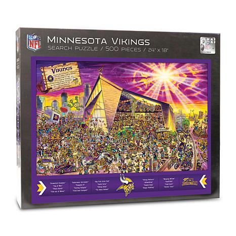 Football Fan Shop Officially-Licensed NFL Joe Journeyman Puzzle - Minnesota Vikings