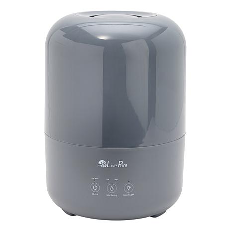 LivePure CoolMist 0.7 Gal Aquaflame Humidifier - Blue