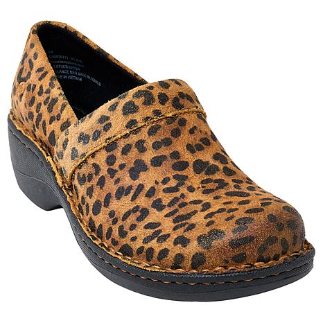 Born Toby Duo Clog - Natural Leopard Print