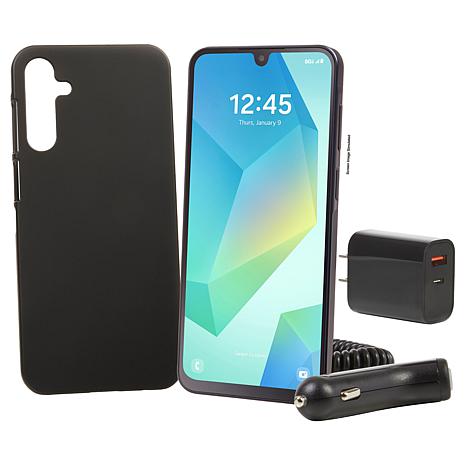 HSN Tracfone Samsung Galaxy A16 5G with 1500 Talk, Text & 1.5GB Data - Black