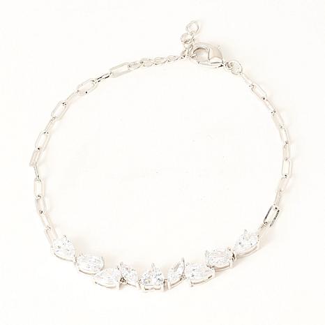 Radiance by Absolute™ Mixed Cut Paperclip Chain Bracelet - Metallic