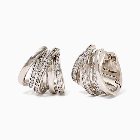 Radiance by Absolute Multi Criss Cross Earrings - Metallic