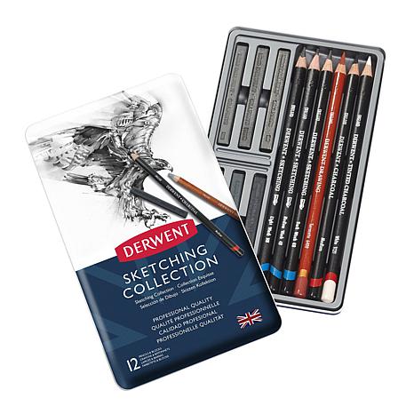 DERWENT Graphic  Sketching 12-piece Pencil Set