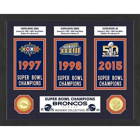 Highland Mint Officially Licensed NFL Super Bowl Collection Photo Mint -Broncos