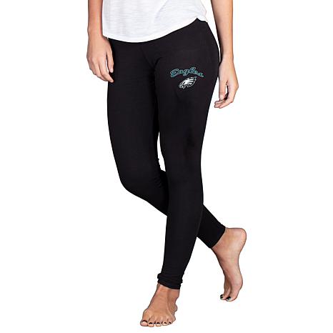 Women's Concepts Sport  Black Philadelphia Eagles Lightweight Fraction Lounge Leggings