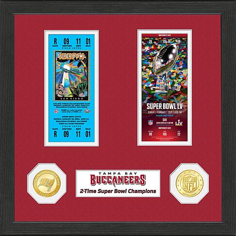 Highland Mint NFL Tampa Bay Buccaneers 2-Time Super Bowl Champions Ticket Collection