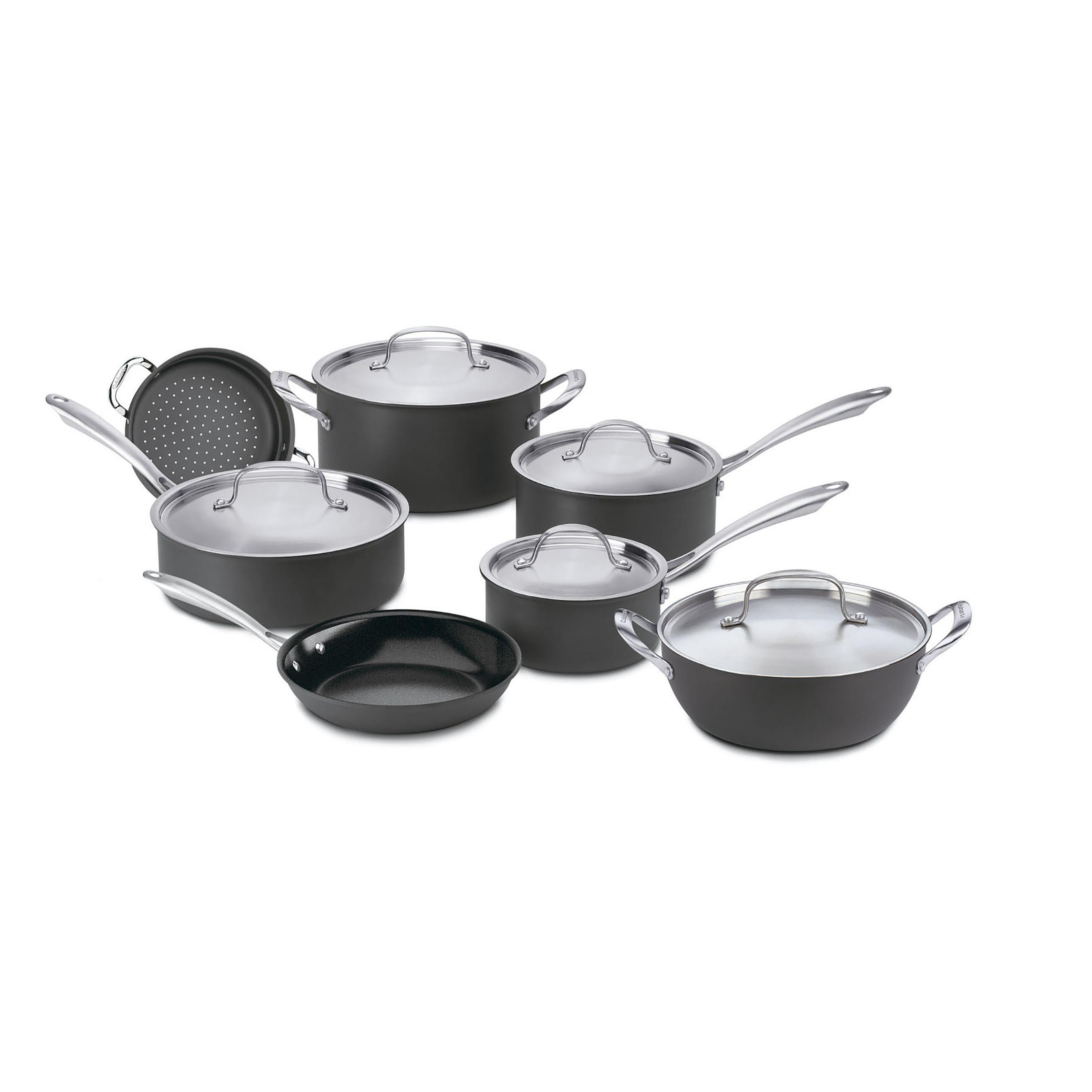 Cuisinart GG12 GreenGourmet Hard Anodized Nonstick 12pc Cookware Set