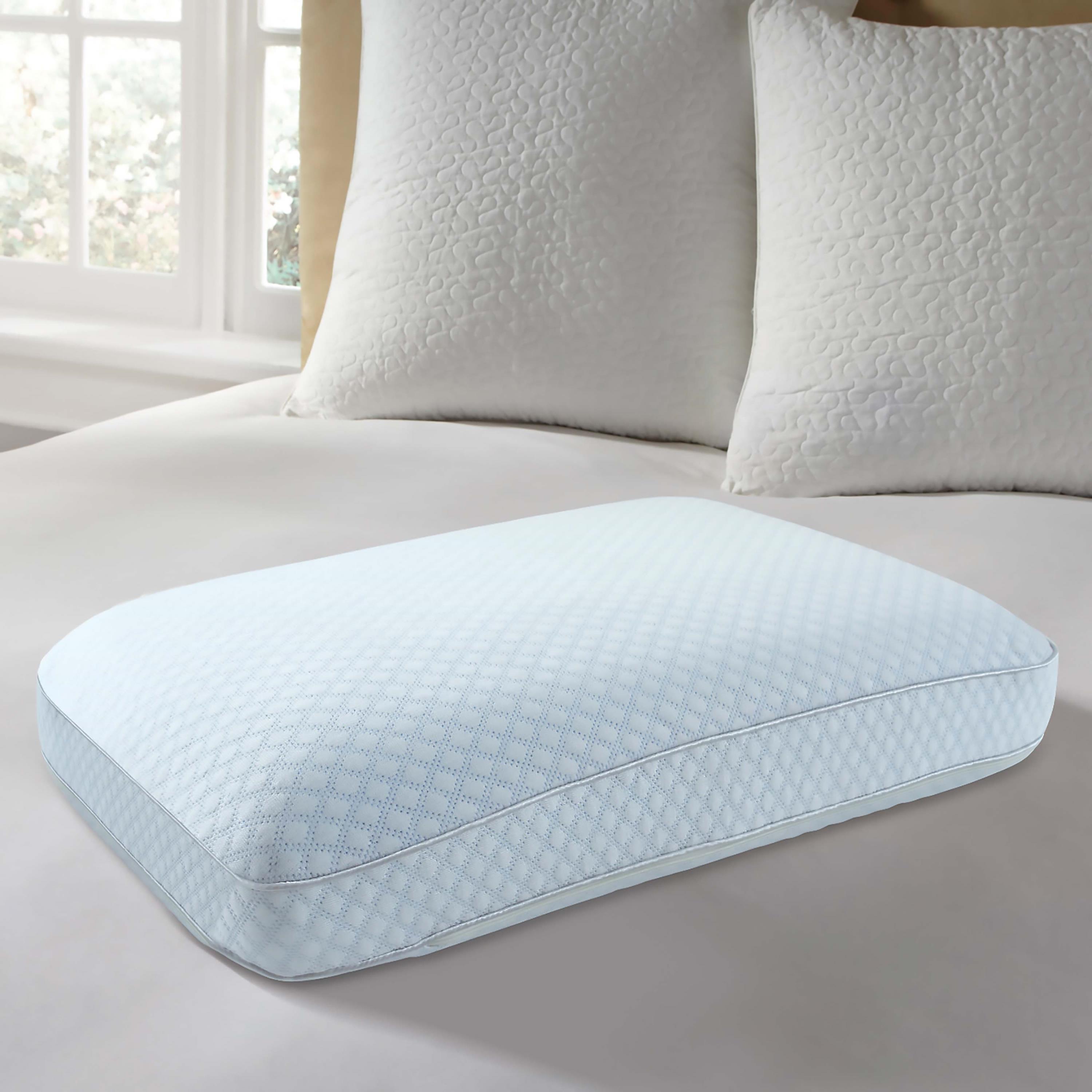 Arctic Sleep Big & Soft Cooling Gel Ventilated Memory Foam Gel Pillow ...