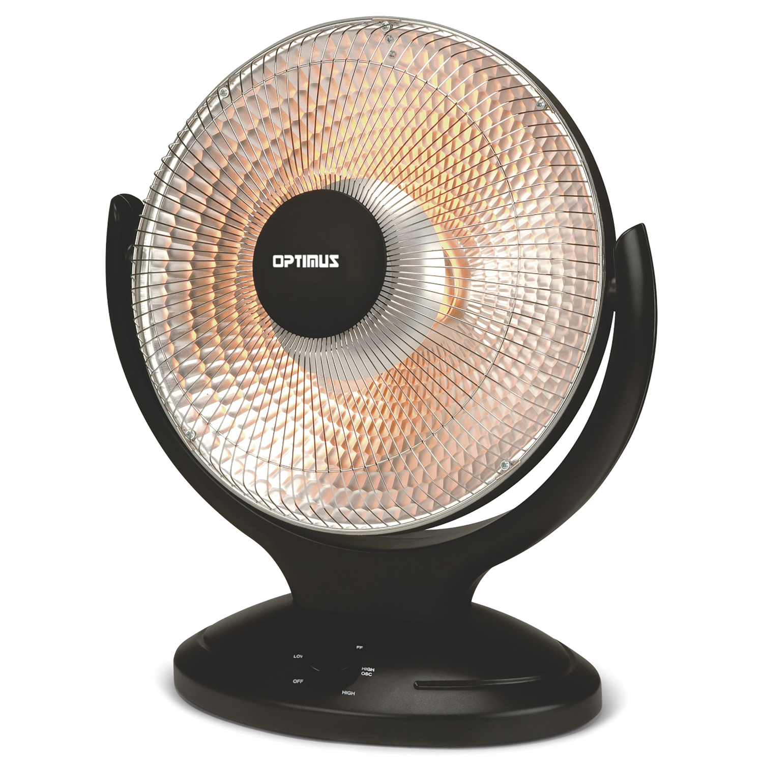 Optimus 14" 400W/900W Oscillating Parabolic Radiant Heater with Timer