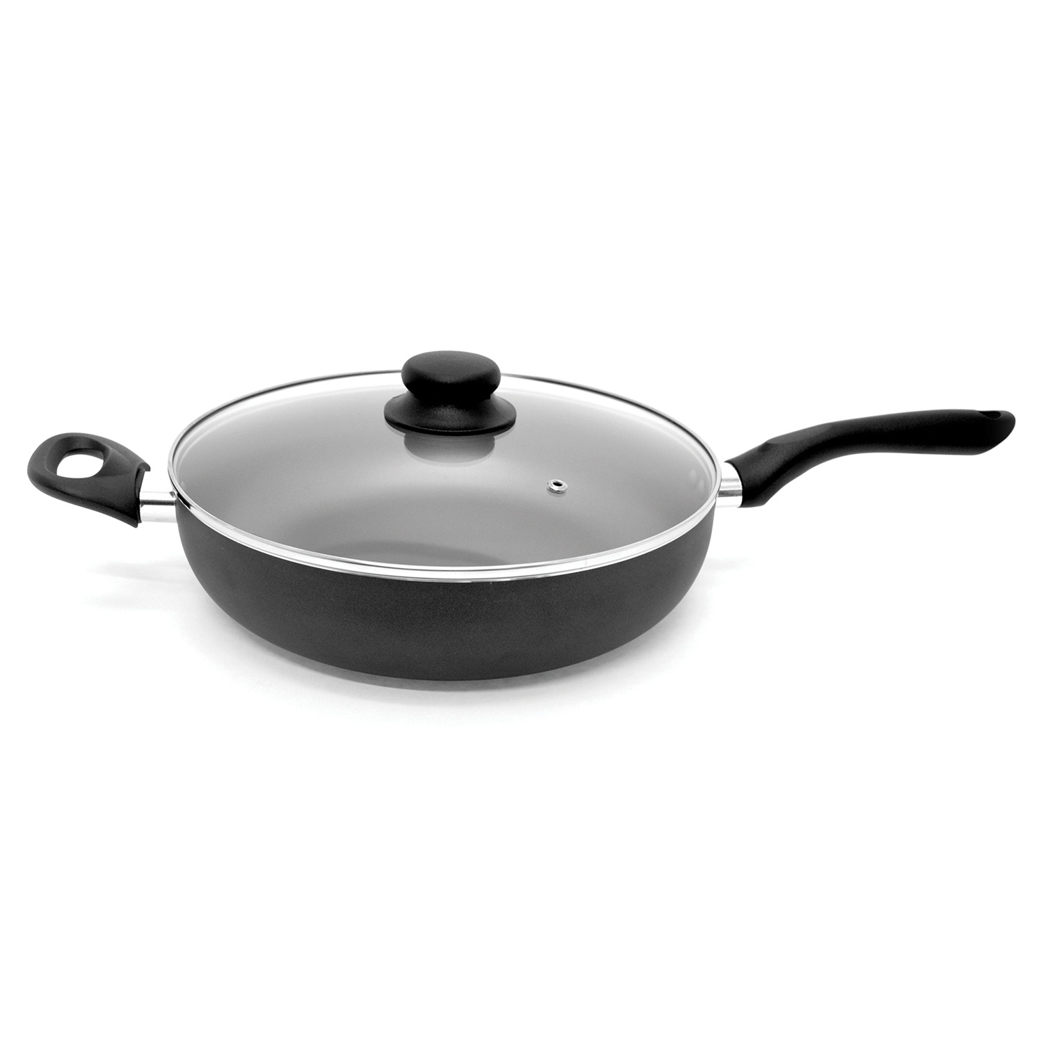 Starfrit Starbasix 11" Nonstick Aluminum Deep Fry Pan with Lid 20356689 HSN