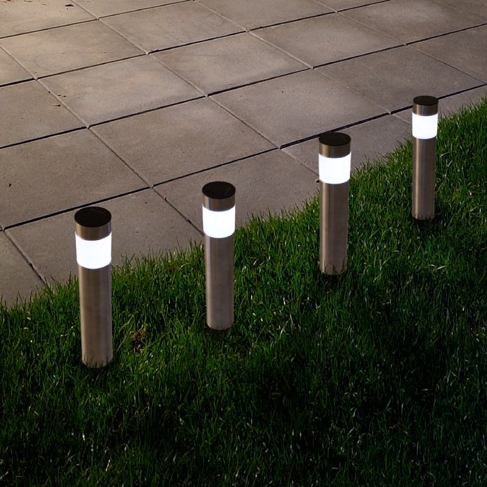 Nature Spring Solar BatteryOperated Outdoor LED Walkway Lights 4pk