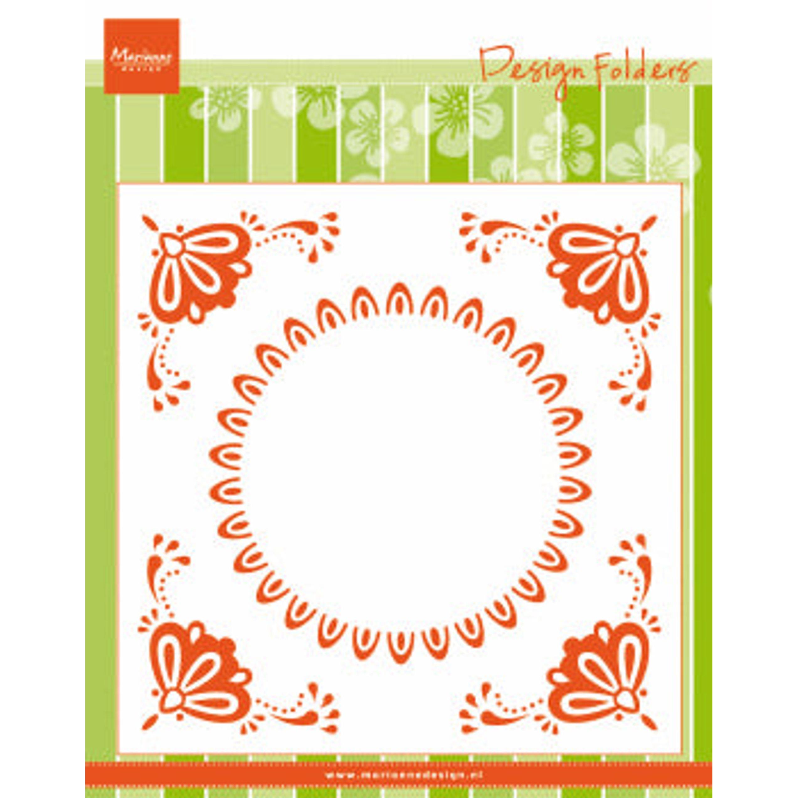 Marianne Design Dutch Tile Embossing Folder 20530364 HSN