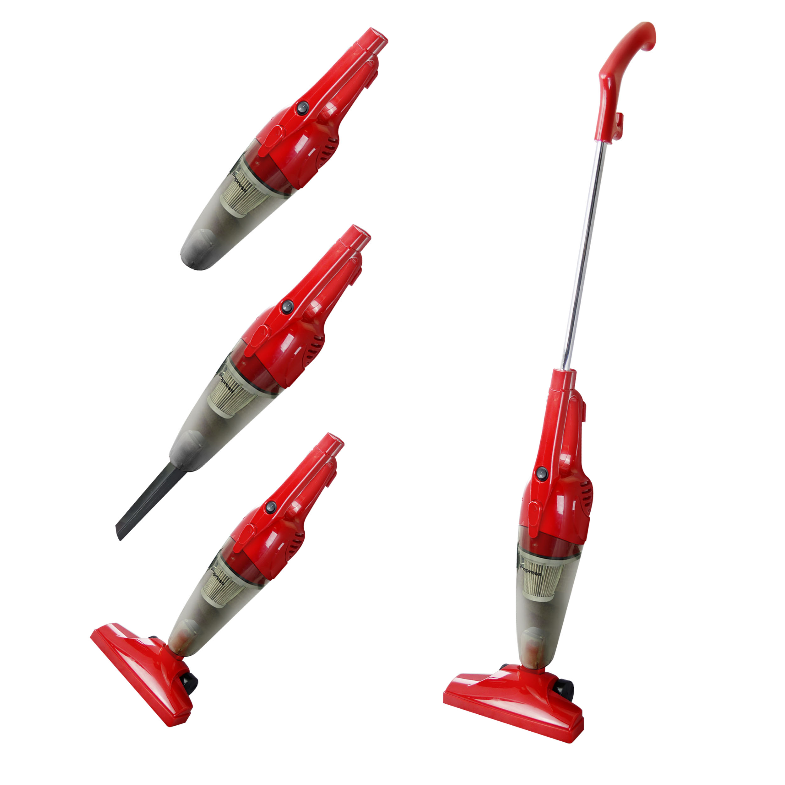 Impress GoVac 2in1 UprightHandheld Vacuum Cleaner Red 20587836 HSN