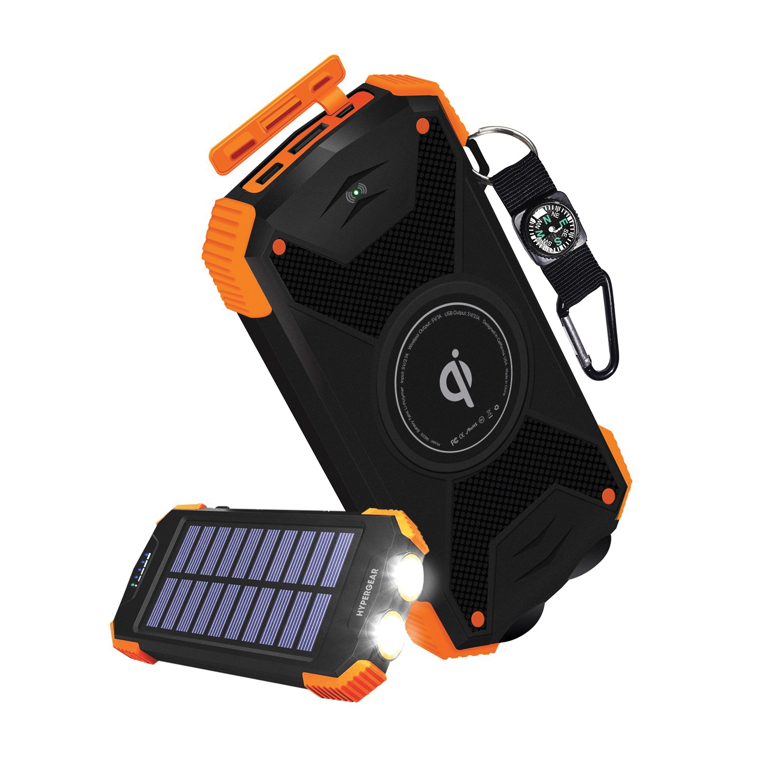 HyperGear 14659 Solar 10,000 mAh Wireless Power Bank 20658558 HSN