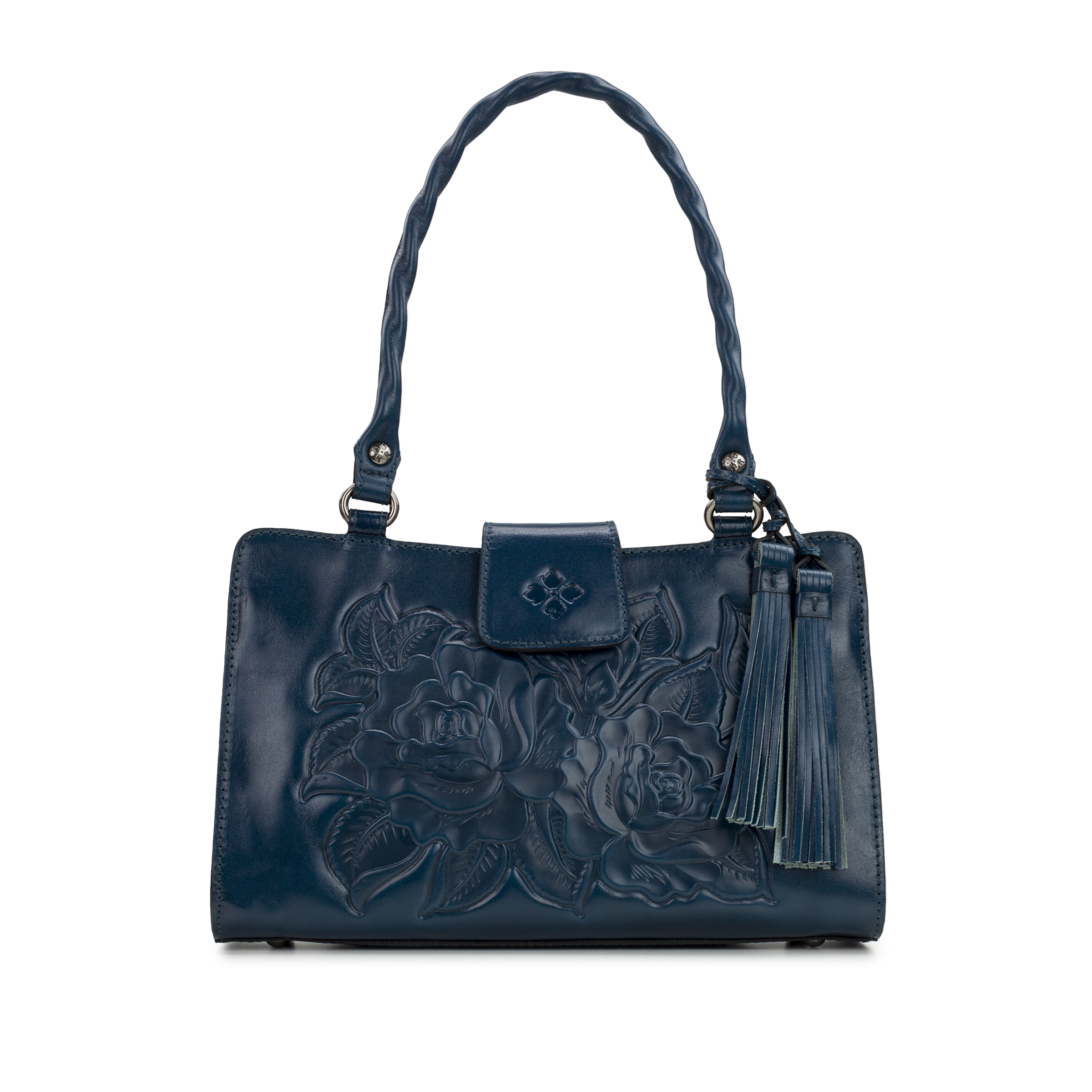 Patricia Nash Rienzo Satchel Rose Tooled 20743866 HSN