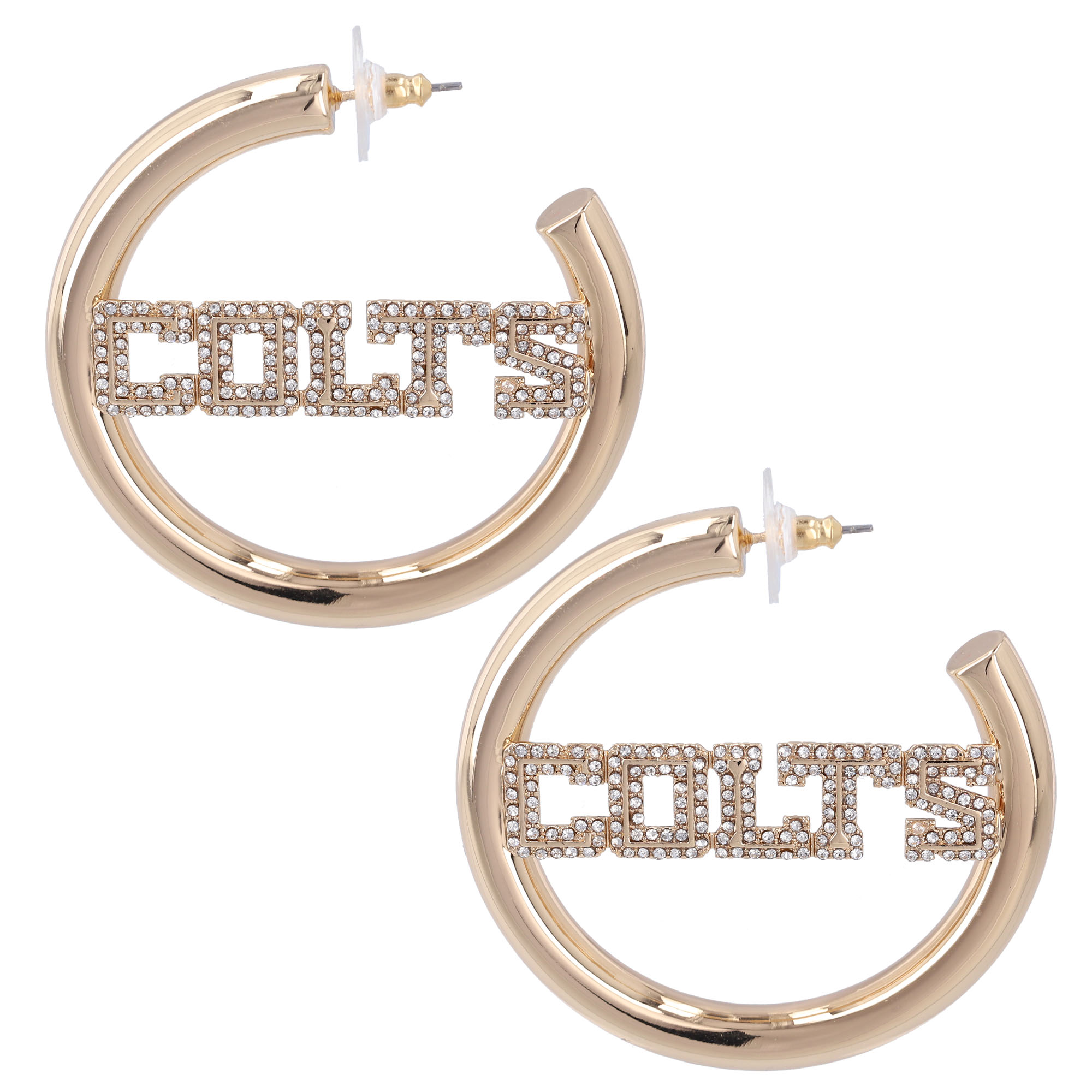 BaubleBar Logo Large Hoop Earrings 10090475 HSN