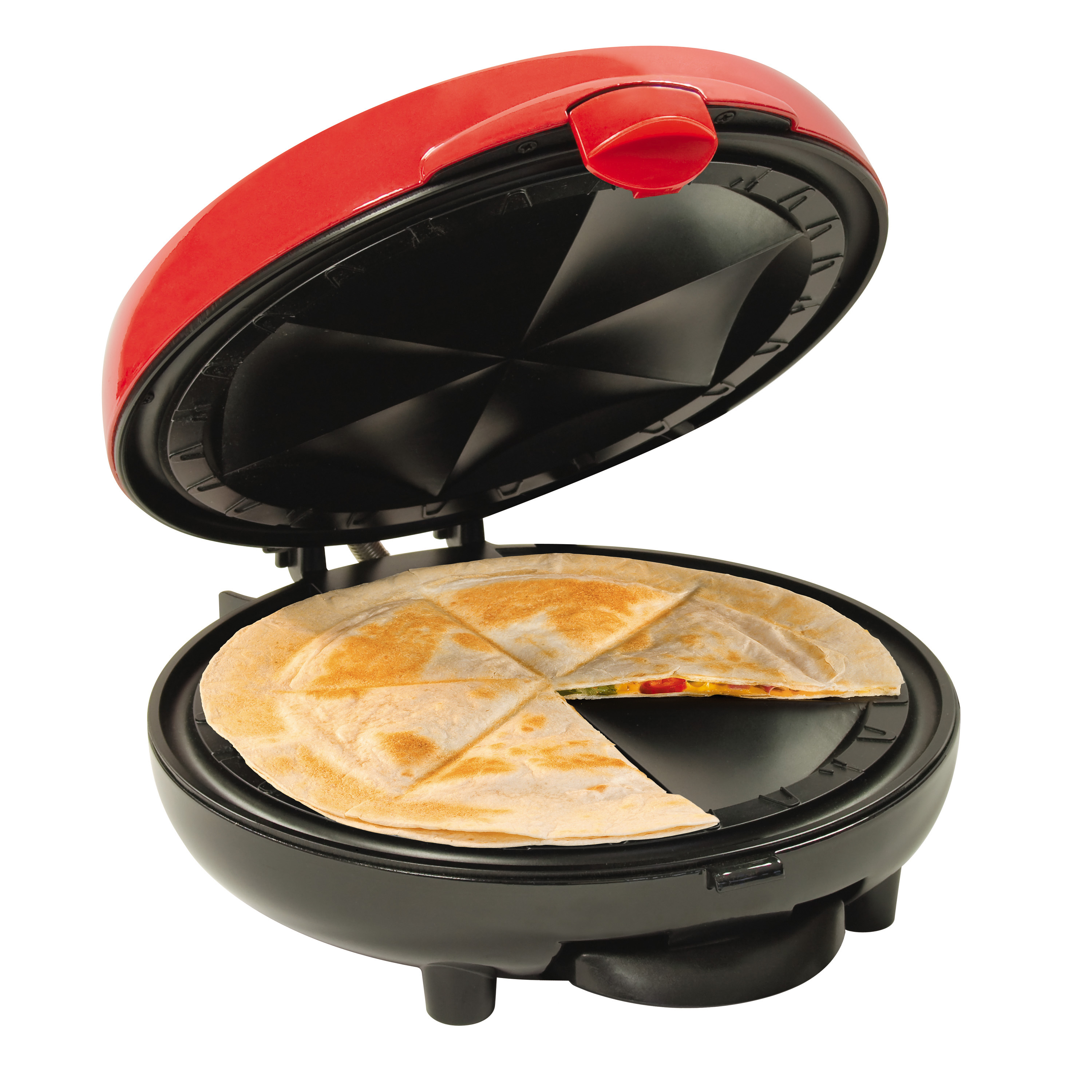 Nostalgia EQM200 Electric Quesadilla Maker w/ Extra Stuffing Latch ...