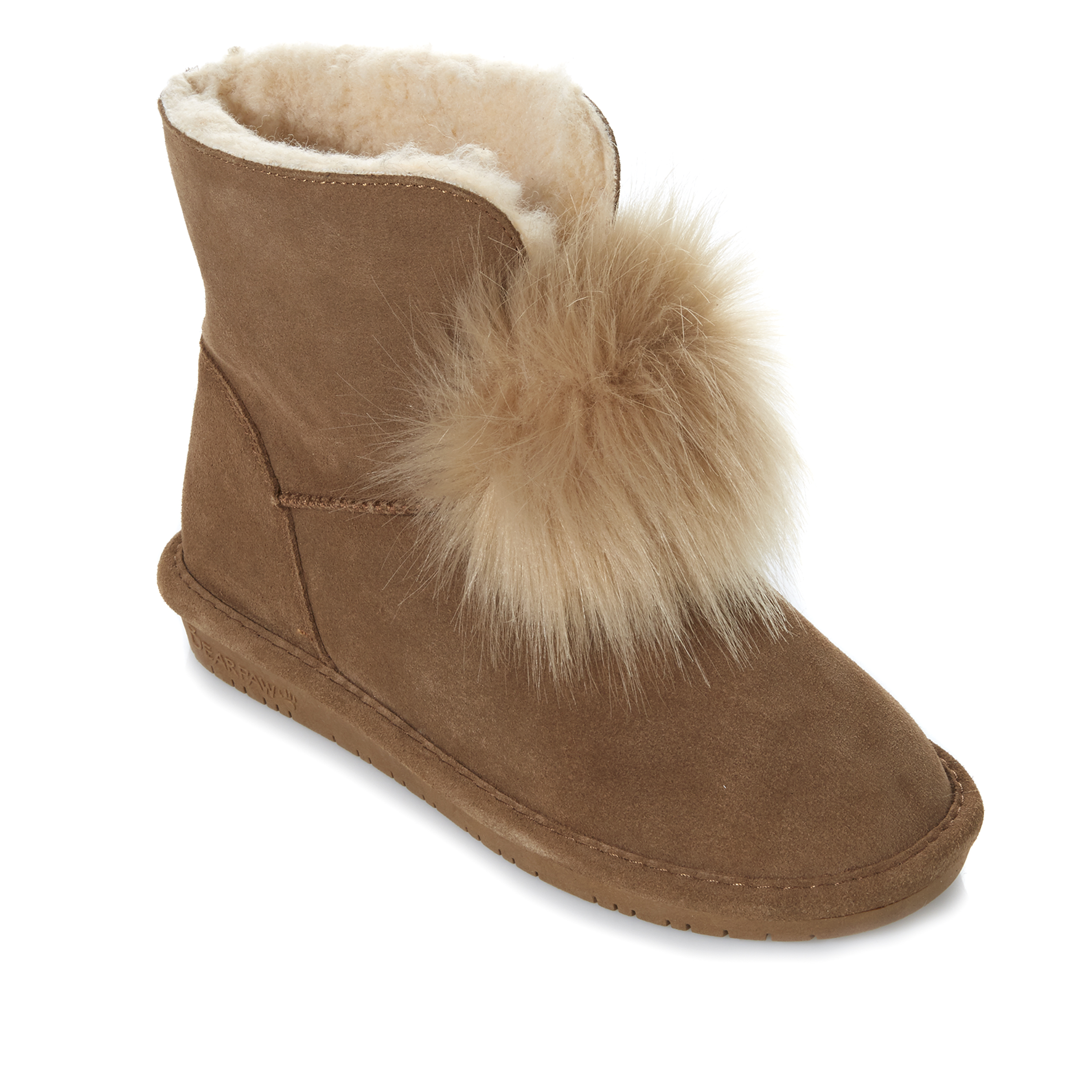 BEARPAW Suede Sheepskin Water and StainRepellent Boot 8864064 HSN