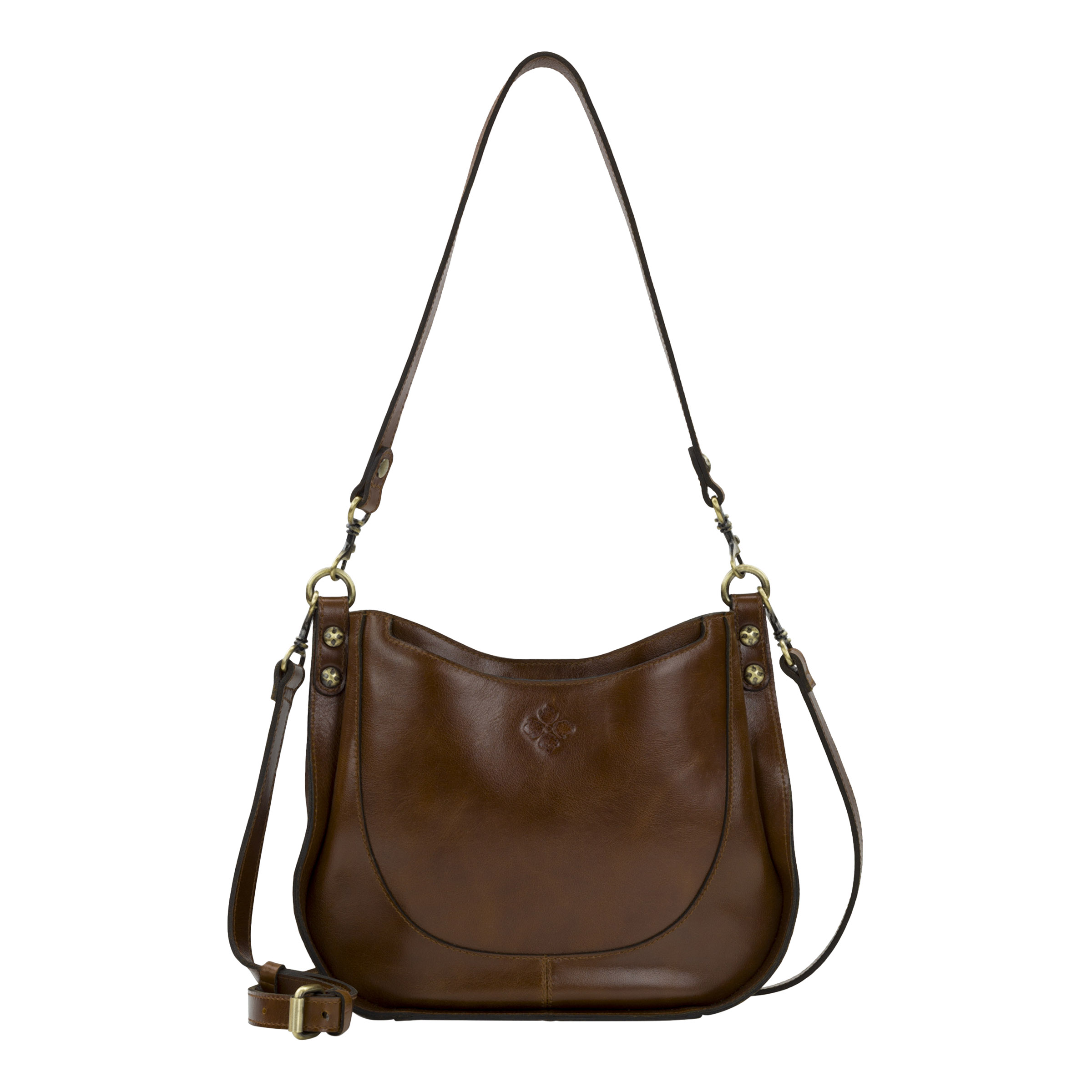 Patricia Nash Caletta Leather Hobo Crossbody Bag 22653863 HSN