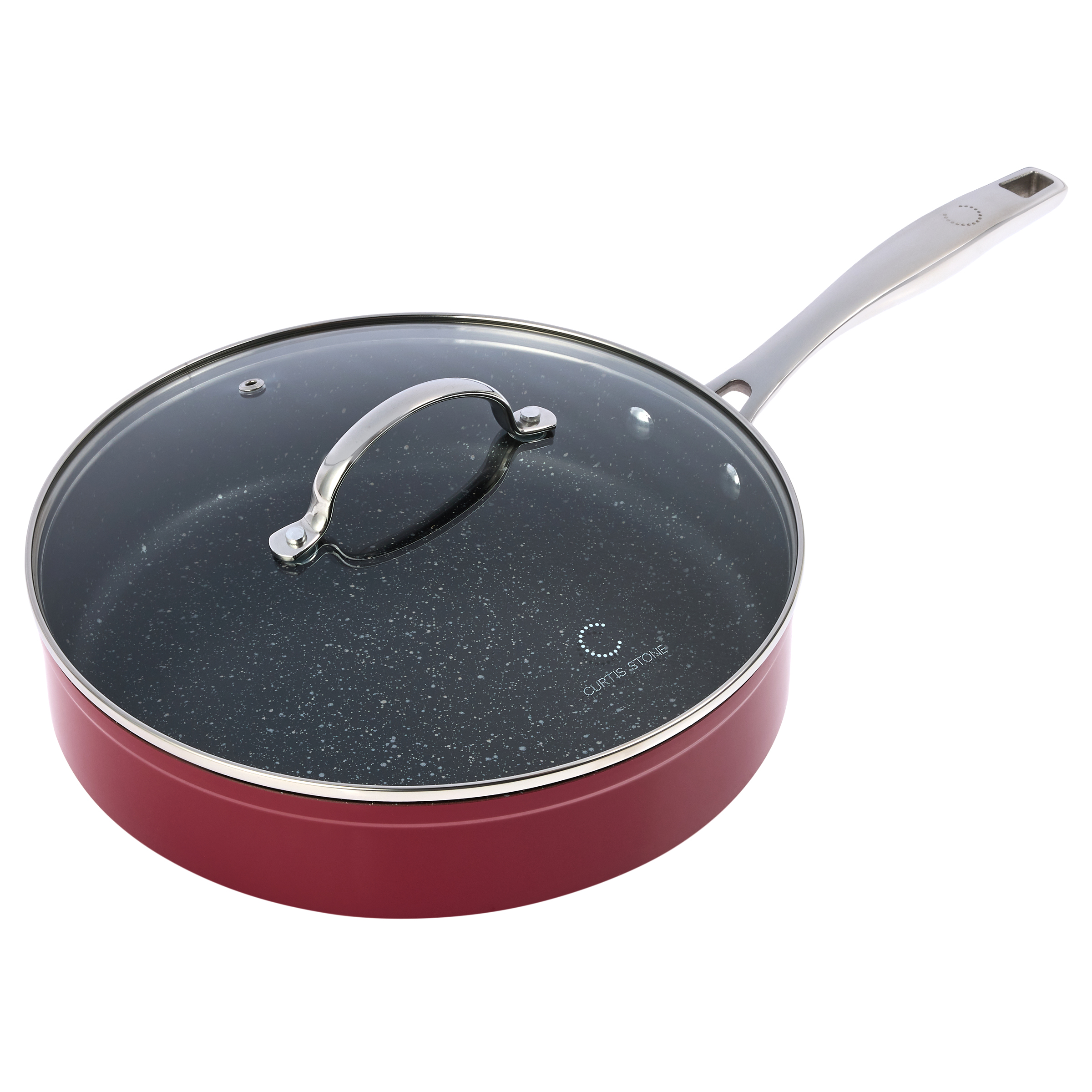 Curtis Stone 10" 3.3-Quart Dura-Pan+ Sauté Pan with Lid | HSN