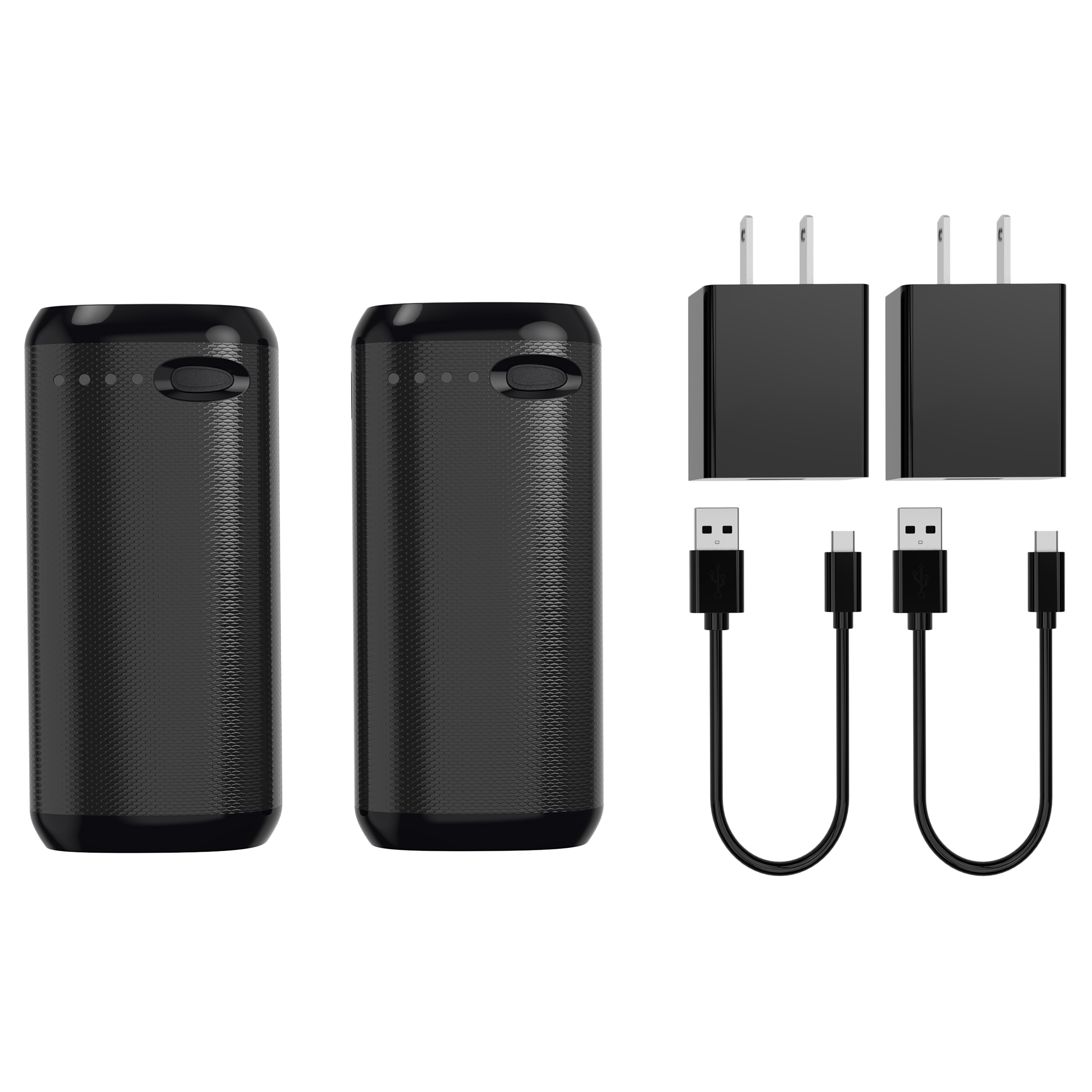 5200mAh Power Bank 2pack w/Cables and Wall Chargers 22642557