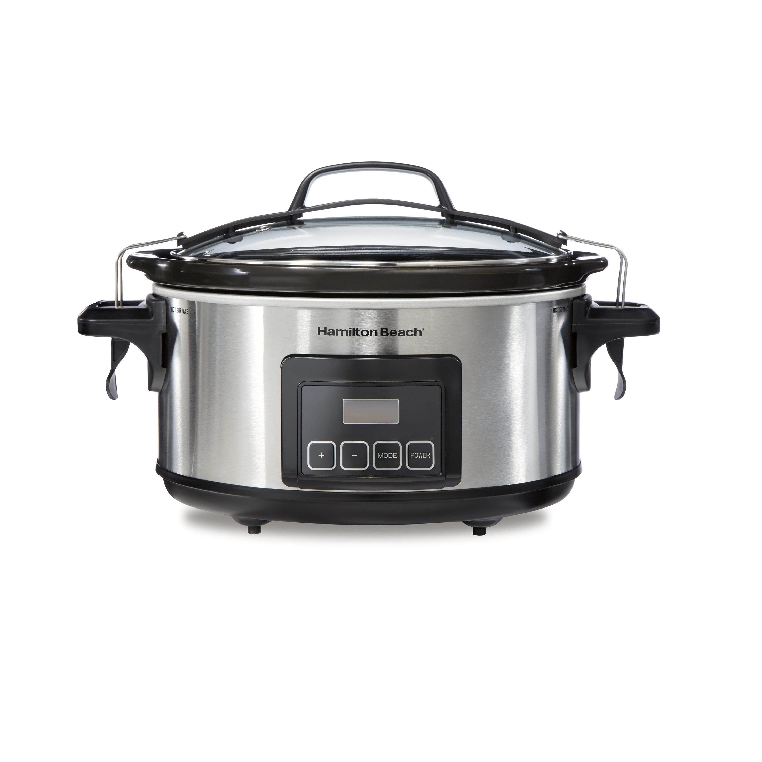 Hamilton Beach Programmable Stay or Go 6 Quart Slow Cooker - 9277598 | HSN