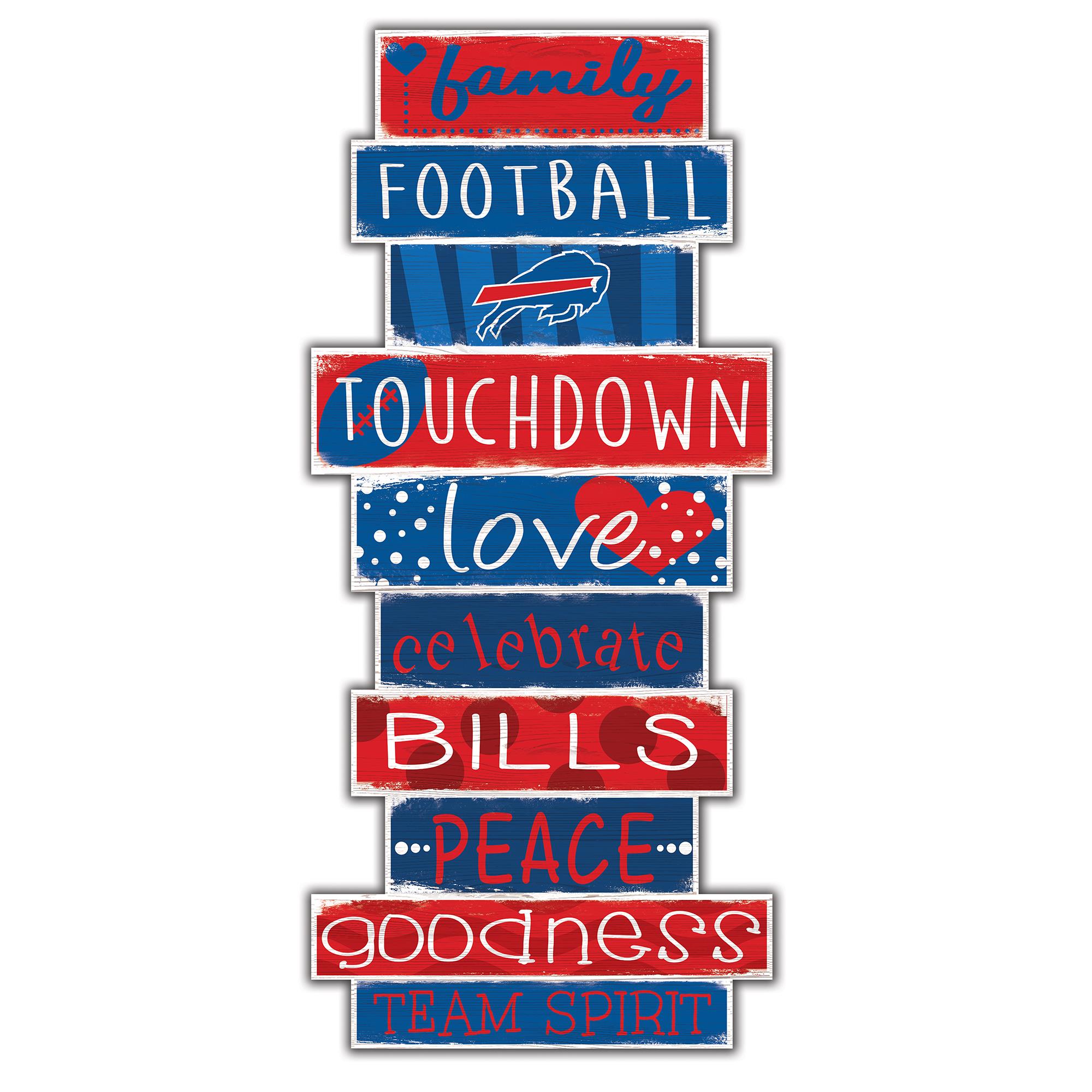 Buffalo Bills Celebrations Stack 24" Sign 9797946 HSN