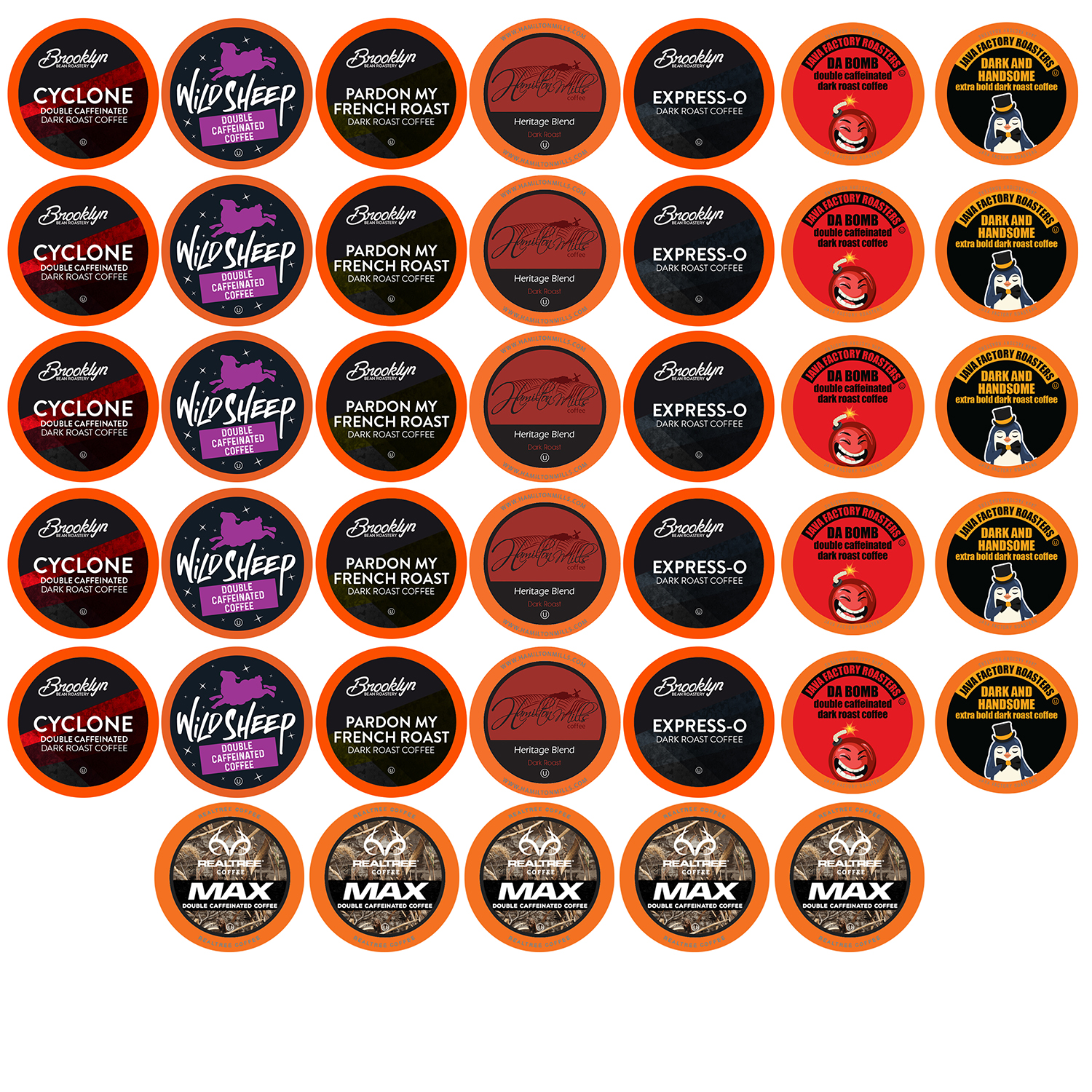 Best of the Best Coffee Pods Variety Pack 40 Count Strong 9818397 HSN