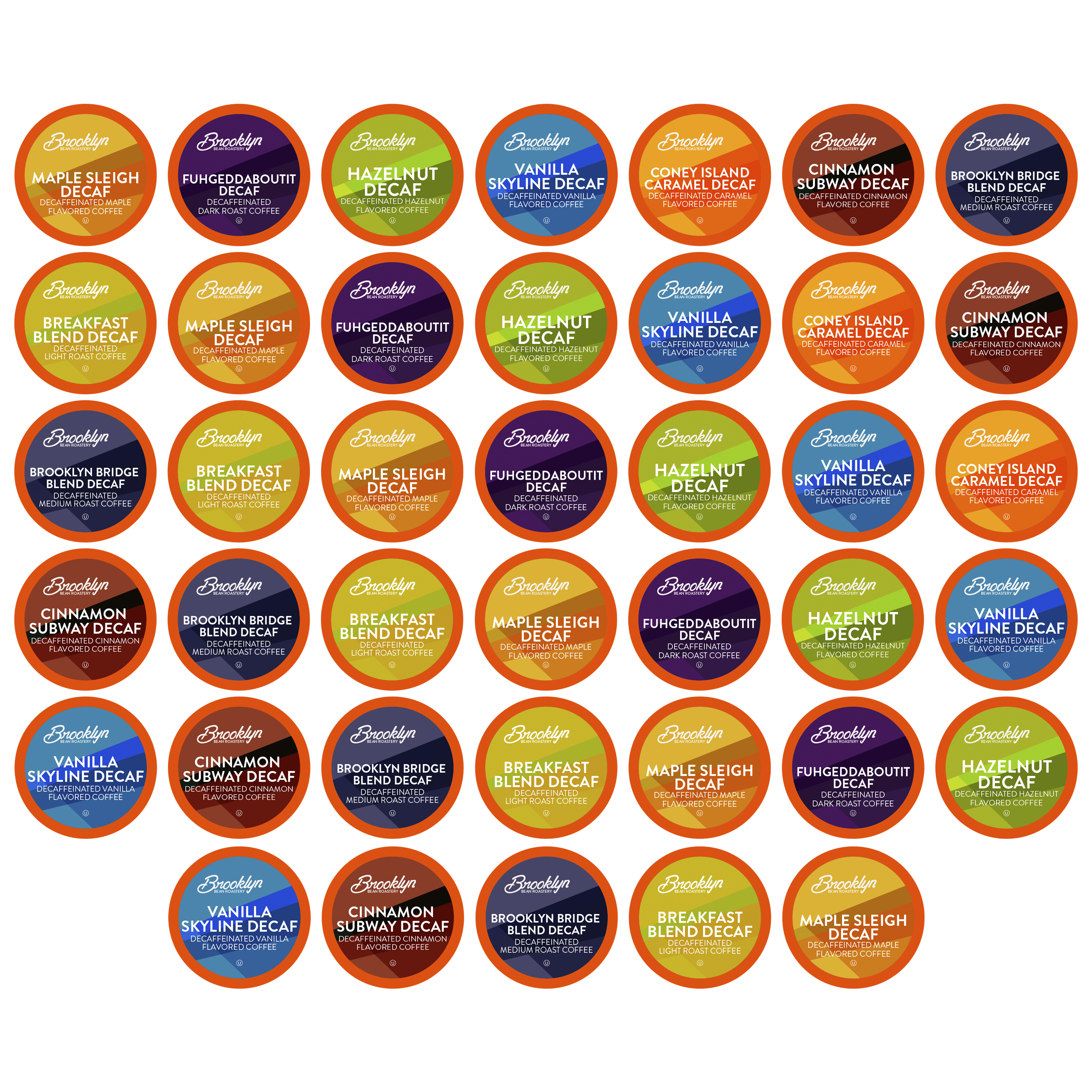 Brooklyn Beans Variety Pack Coffee Pods - Decaf | HSN