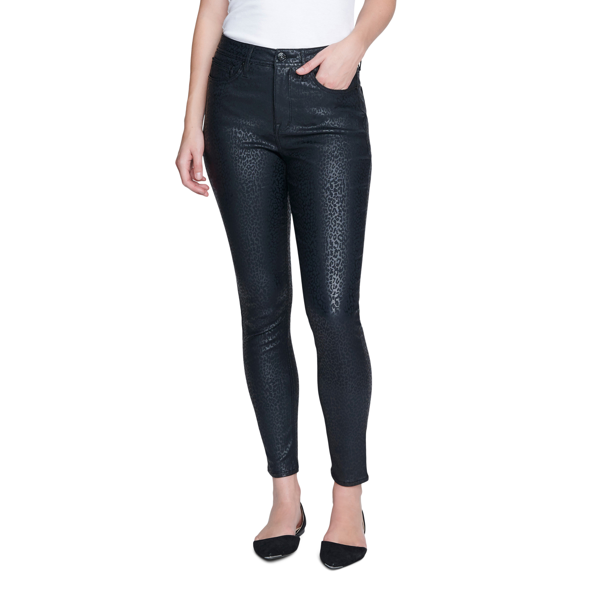 Seven7 Coated Skinny Jean 9847625 HSN