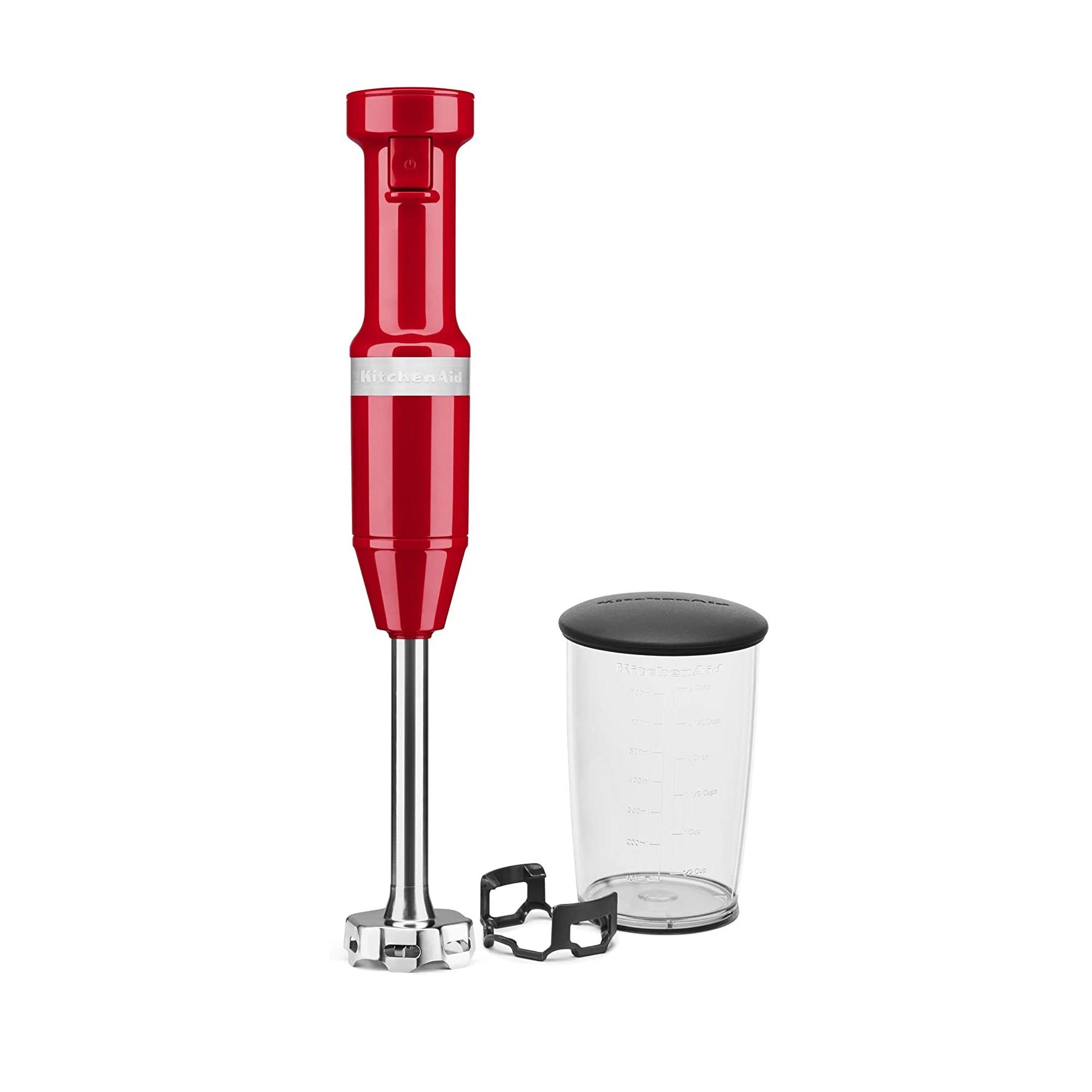 KitchenAid Variable Speed Corded Hand Blender Passion Red 9862749 HSN