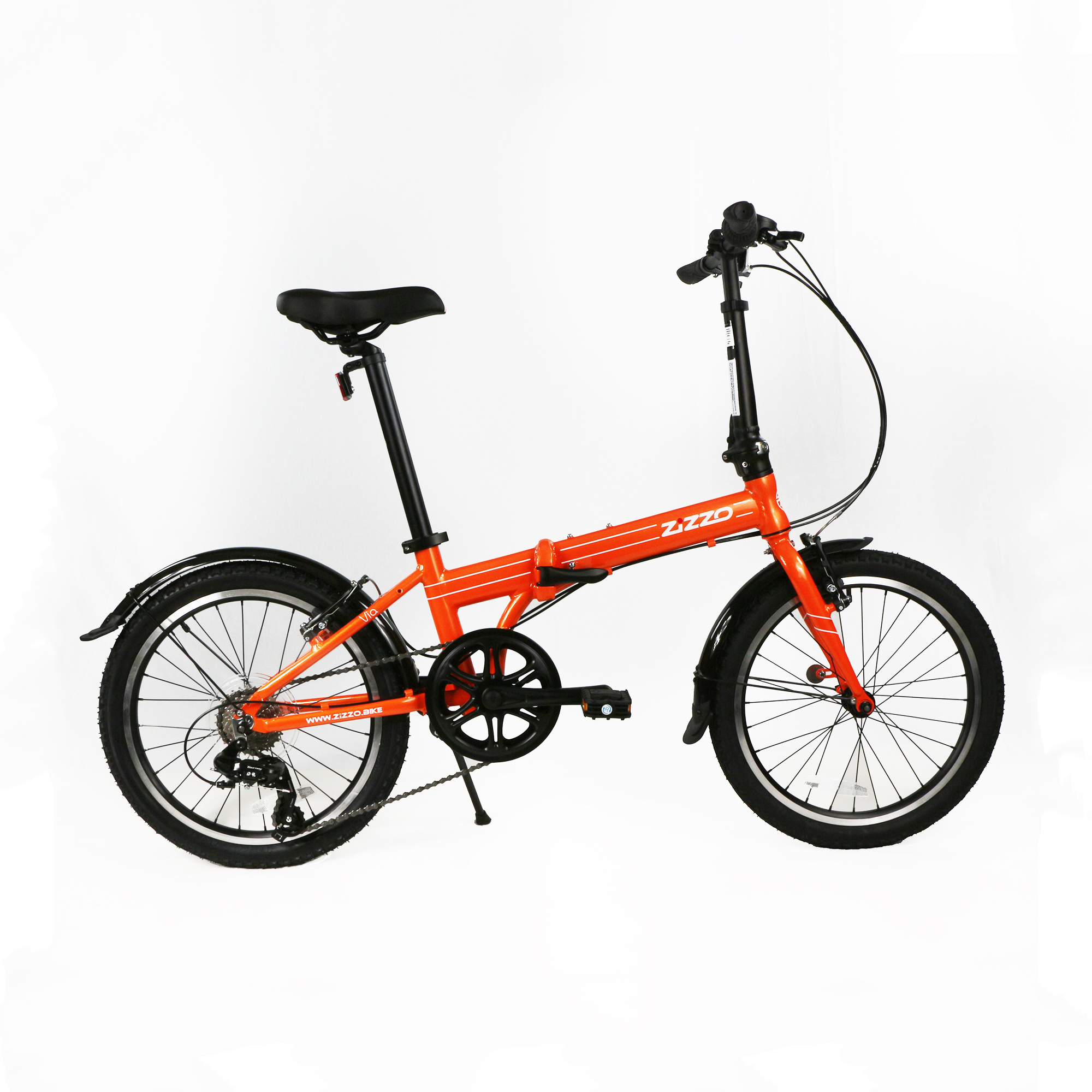 Zizzo Via 7speed Aluminum Folding Bike 9921404 HSN