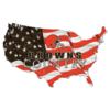 Cleveland Browns Distressed State with Logo - 9277342