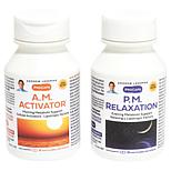 A.M. Activator & P.M. Relaxation 2-Bottle Bundle - 30 + 30 Capsules