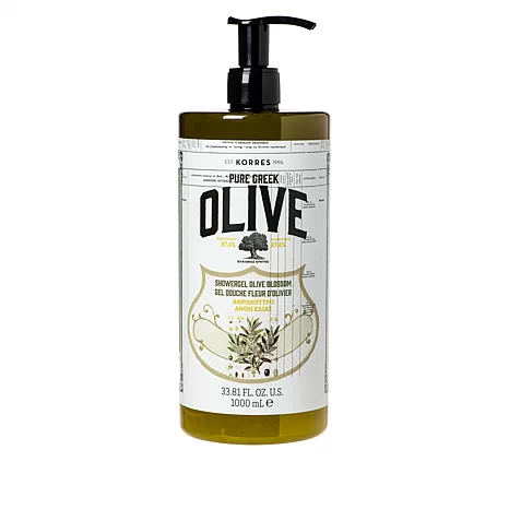 Korres Olive Oil & Blossom Shower Gel - 1 Liter - 9164550 | HSN